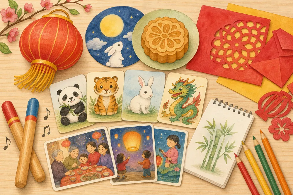 Mandarin Kids generated resource materials